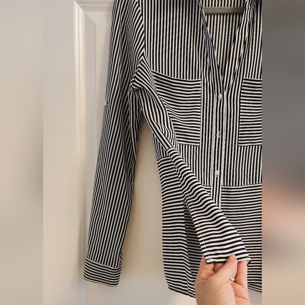 Striped button up - Picture 2 of 4